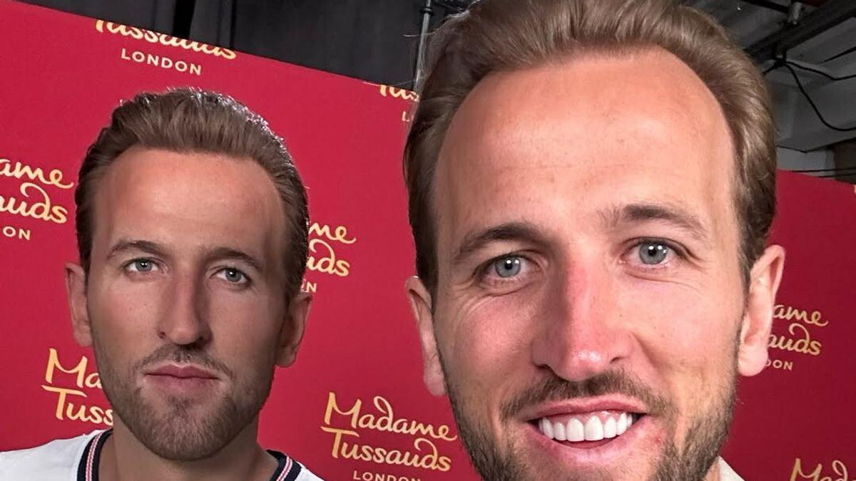 获杜莎蜡像，凯恩：我有点儿害怕，它跟我太像了