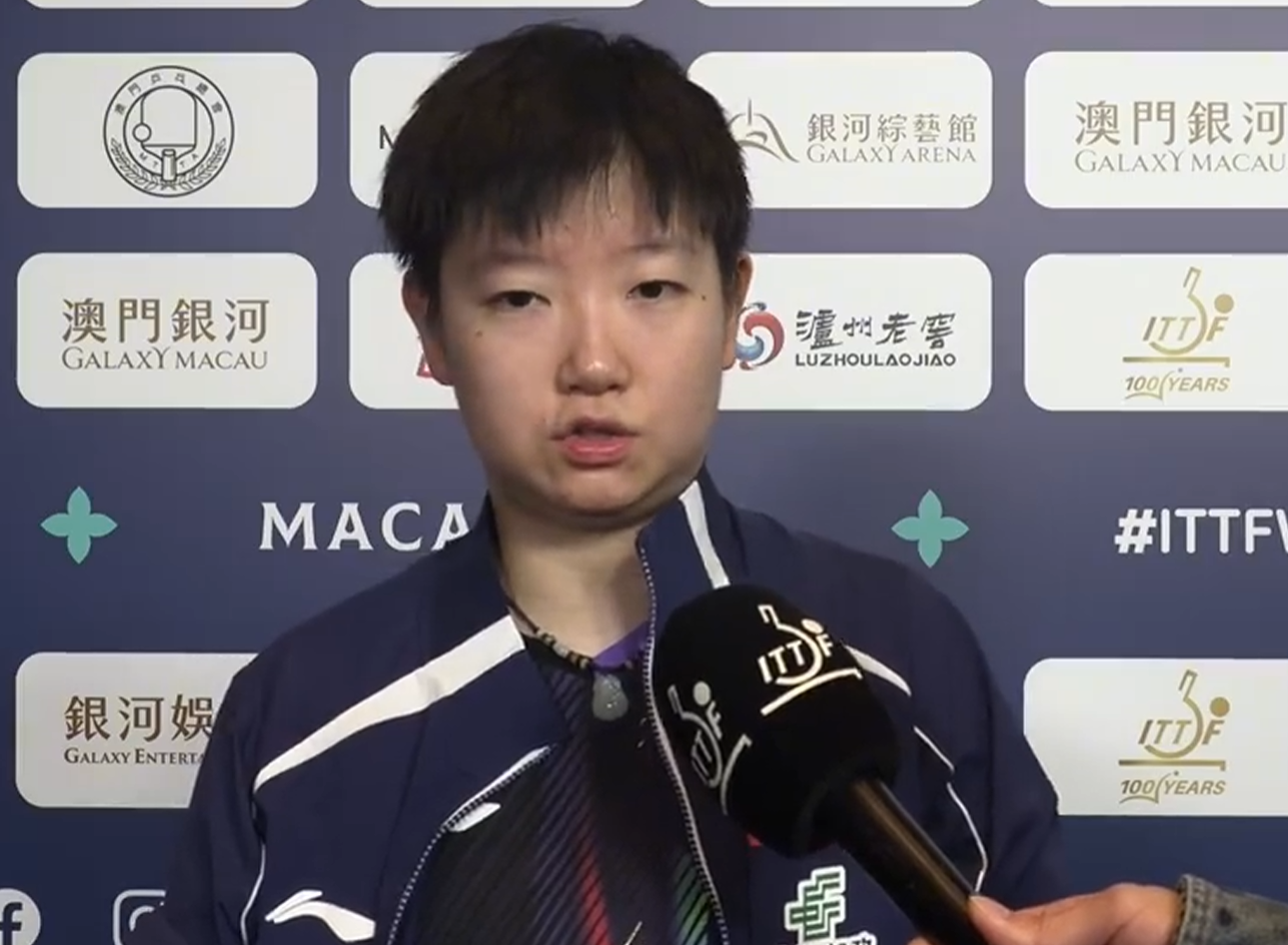 体育软件-横扫梅谢芙采访！全程强调专注与全力以赴，展望淘汰赛做好准备！